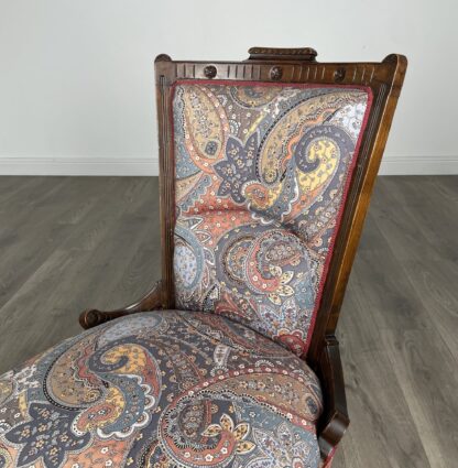Antique 20th Century Nursing Chair / Armchair In Mahogany - Image 10