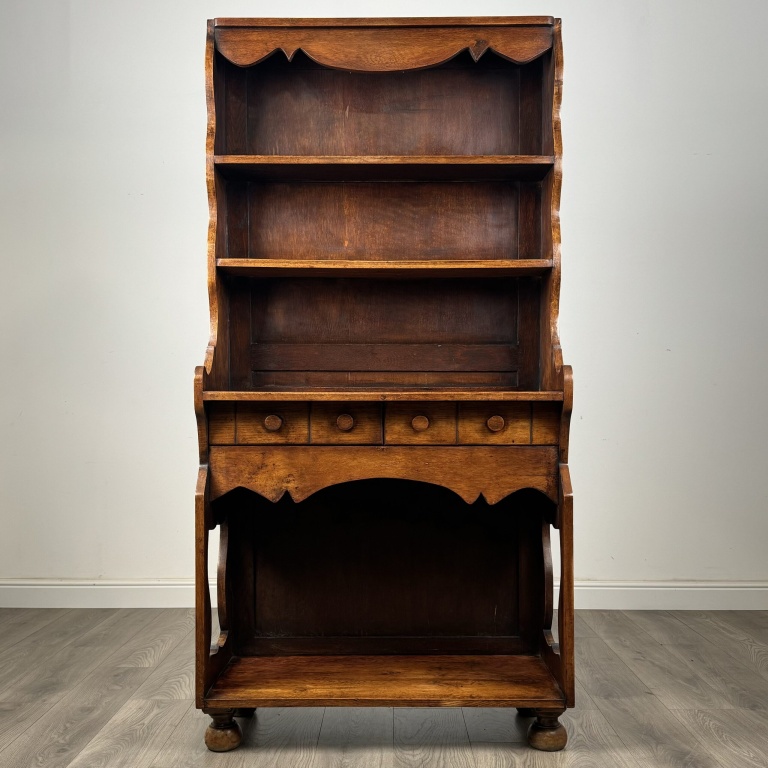 Antique Unusual 19th Century Dresser In Oak - Image 2