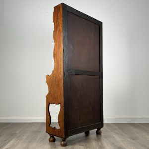 Antique Unusual 19th Century Dresser In Oak