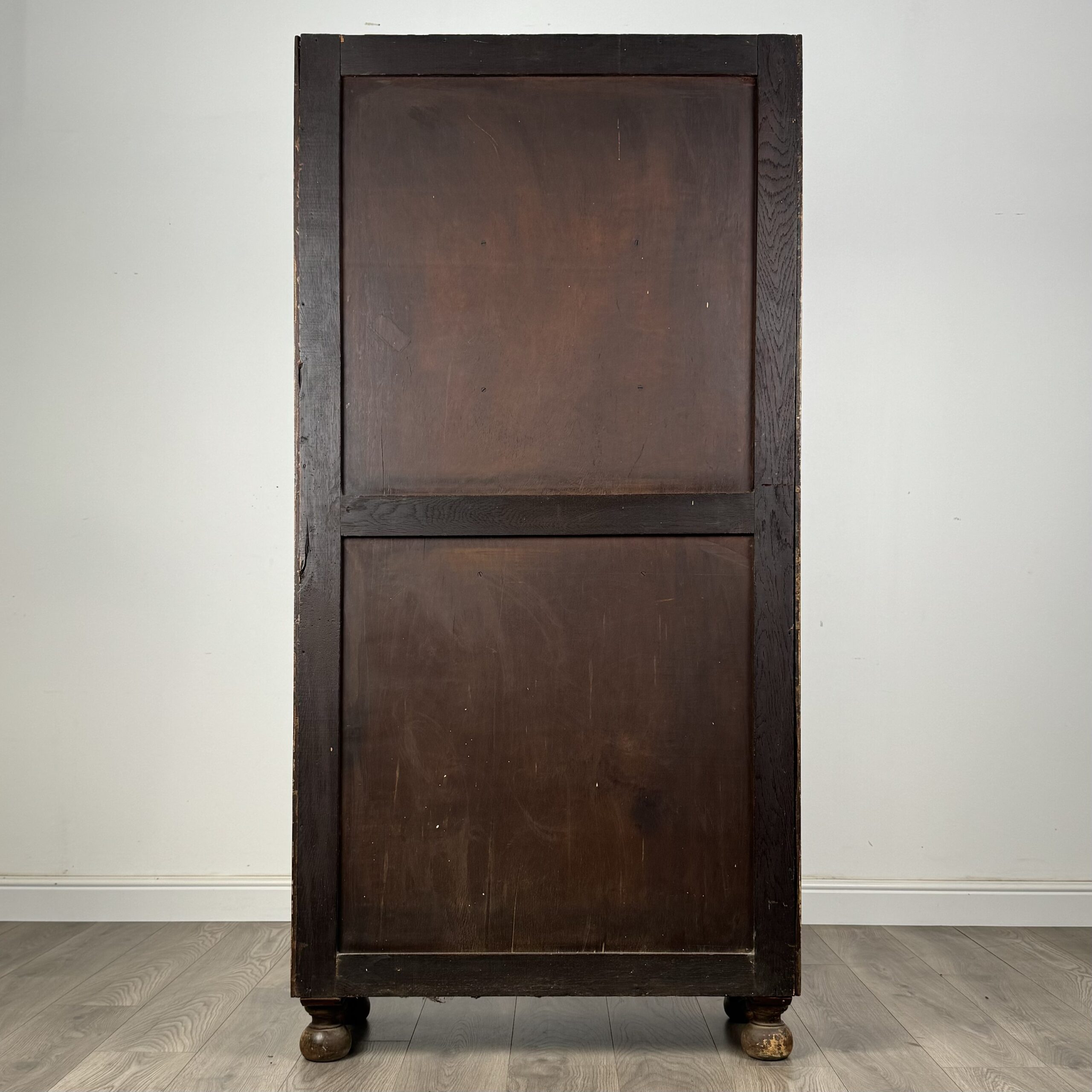 Antique Unusual 19th Century Dresser In Oak