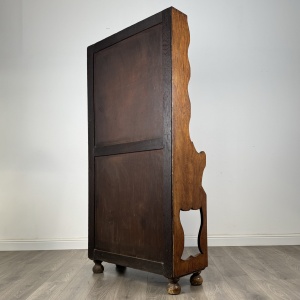 Antique Unusual 19th Century Dresser In Oak