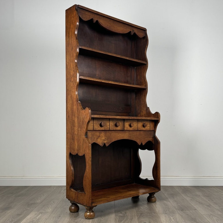Antique Unusual 19th Century Dresser In Oak - Image 9