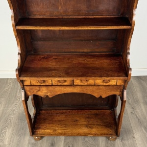 Antique Unusual 19th Century Dresser In Oak