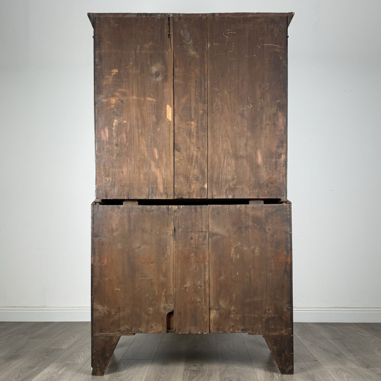 Antique 18th Century Chest On Chest In Mahogany - Image 5