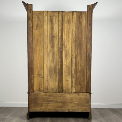 Antique Late 19th Century Wardrobe In Satin Walnut - Image 7