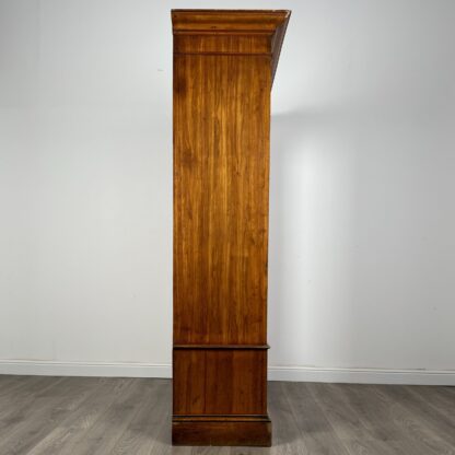 Antique Late 19th Century Wardrobe In Satin Walnut - Image 9