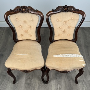 Antique 19th Century Set Of 4 Finest Quality Dining Chairs