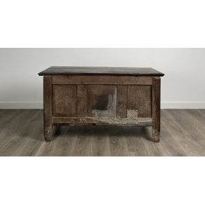 Antique 18th Century Carved Oak Coffer / Blanket Box