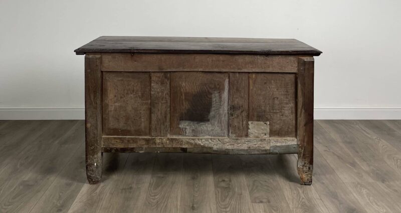 Antique 18th Century Carved Oak Coffer / Blanket Box