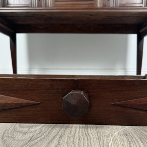 Antique 18th Century Carved Sideboard In Walnut