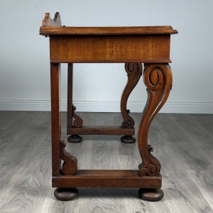 Antique 19th Century Console Table / Side Table In Oak