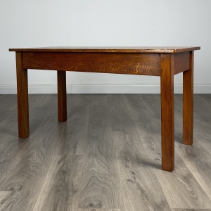 Antique 20th Century Side Table / Coffee Table In Oak