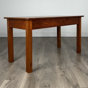 Antique 20th Century Side Table / Coffee Table In Oak