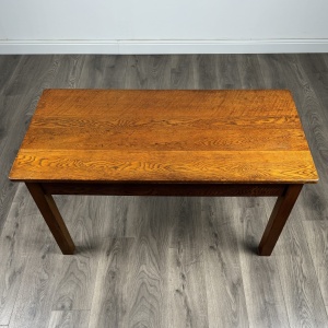 Antique 20th Century Side Table / Coffee Table In Oak