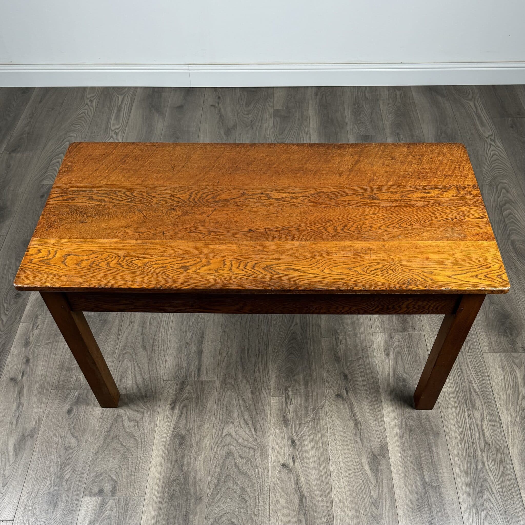 Antique 20th Century Side Table / Coffee Table In Oak