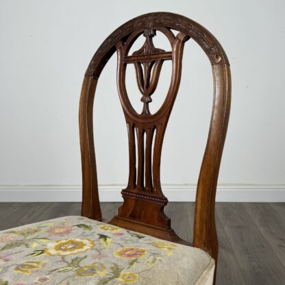 Antique 20th Century Set Of 6 Hepplewhite Style Dining Chairs - Image 5