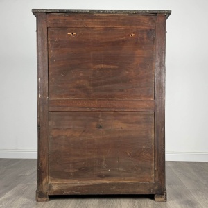 Antique 19th Century French Display Cabinet In Mahogany