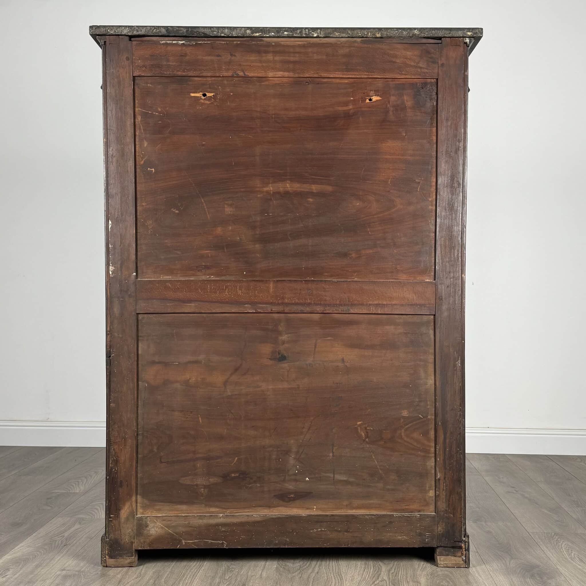 Antique 19th Century French Display Cabinet In Mahogany