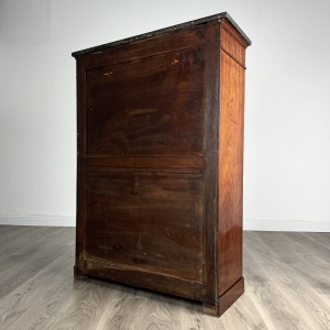 Antique 19th Century French Display Cabinet In Mahogany