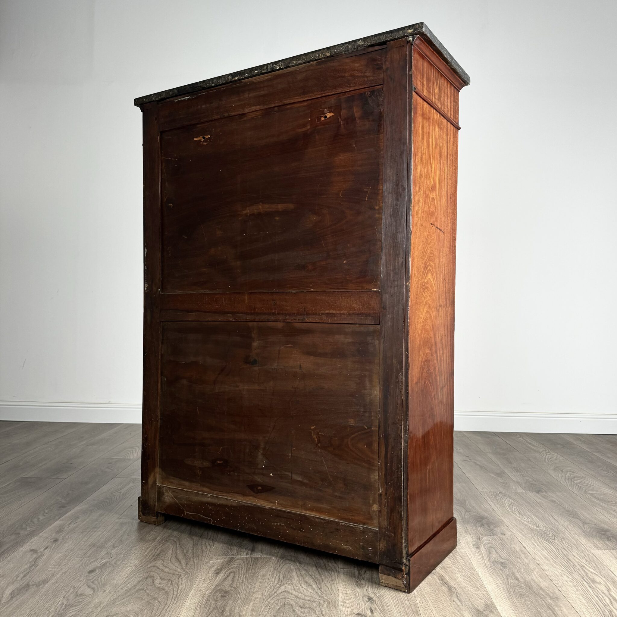 Antique 19th Century French Display Cabinet In Mahogany