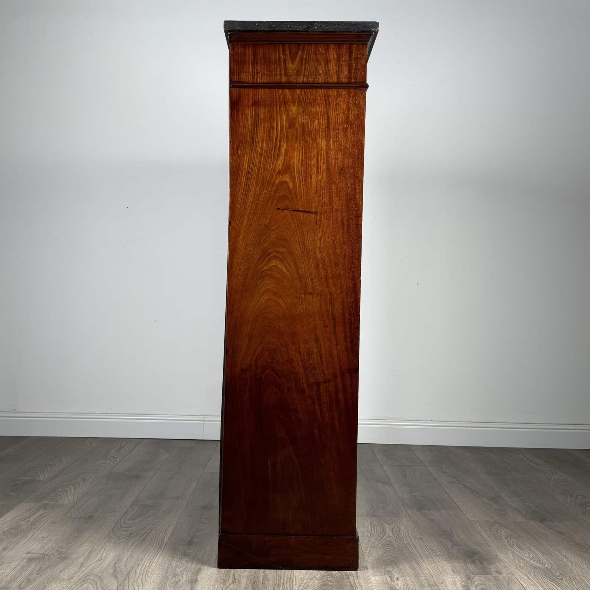 Antique 19th Century French Display Cabinet In Mahogany