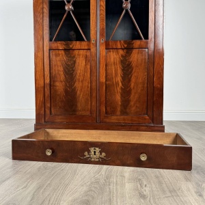 Antique 19th Century French Display Cabinet In Mahogany