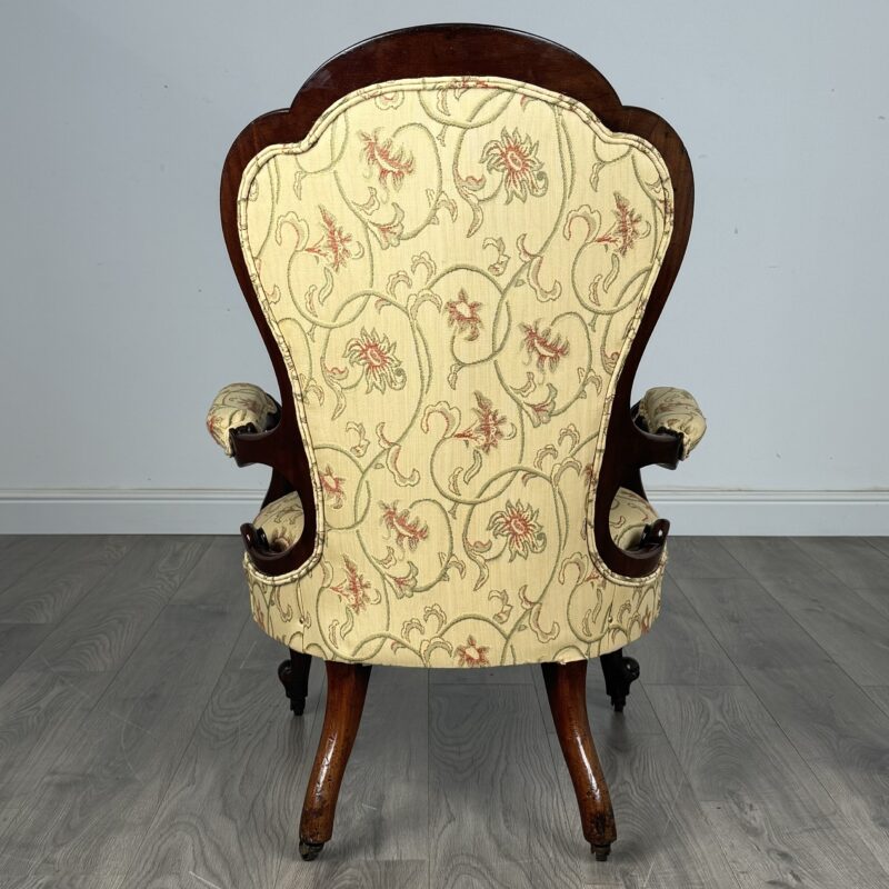 Antique 19th Century Armchair In Mahogany