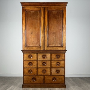 Antique 19th Century Fine Quality Cupboard In Mahogany