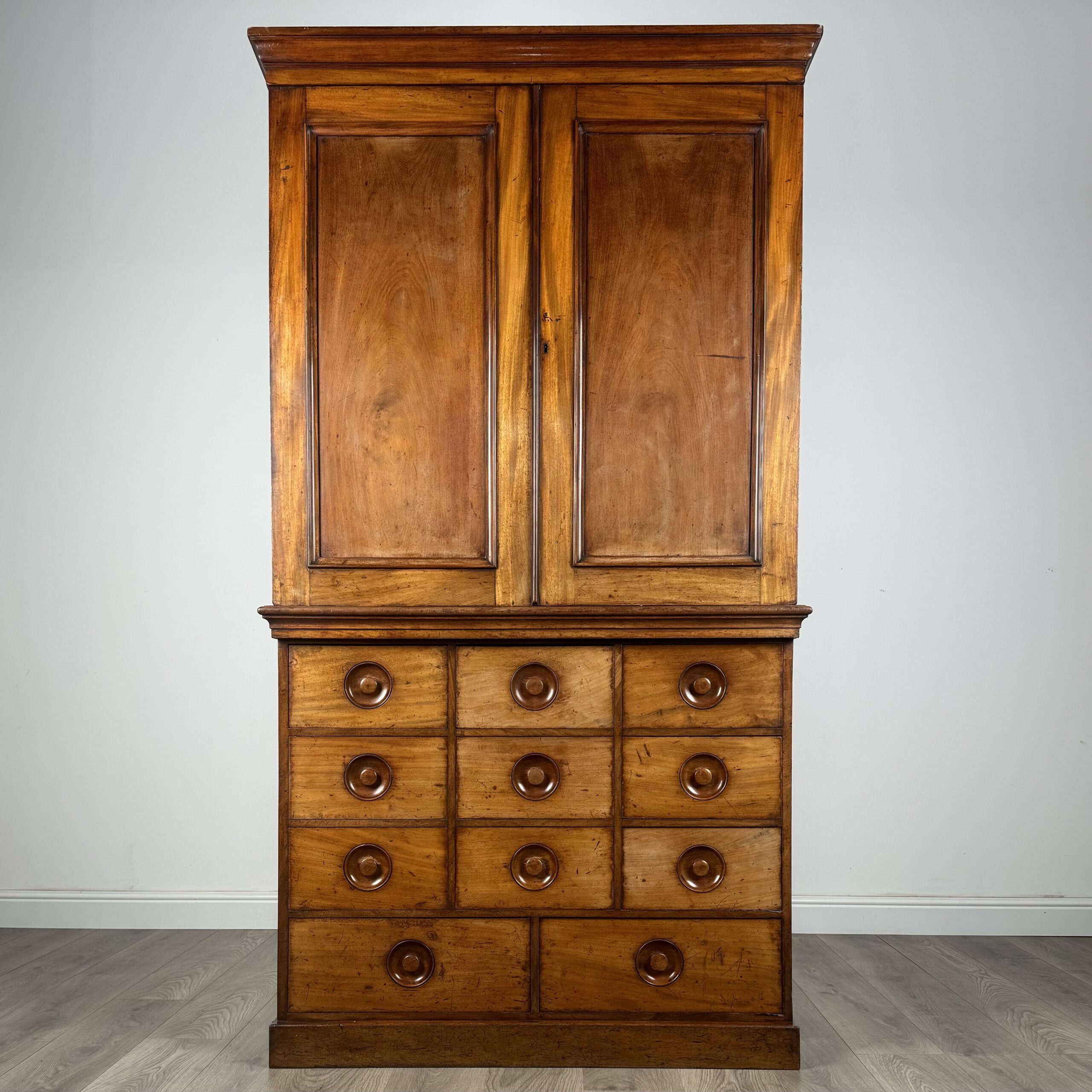 Antique 19th Century Fine Quality Cupboard In Mahogany