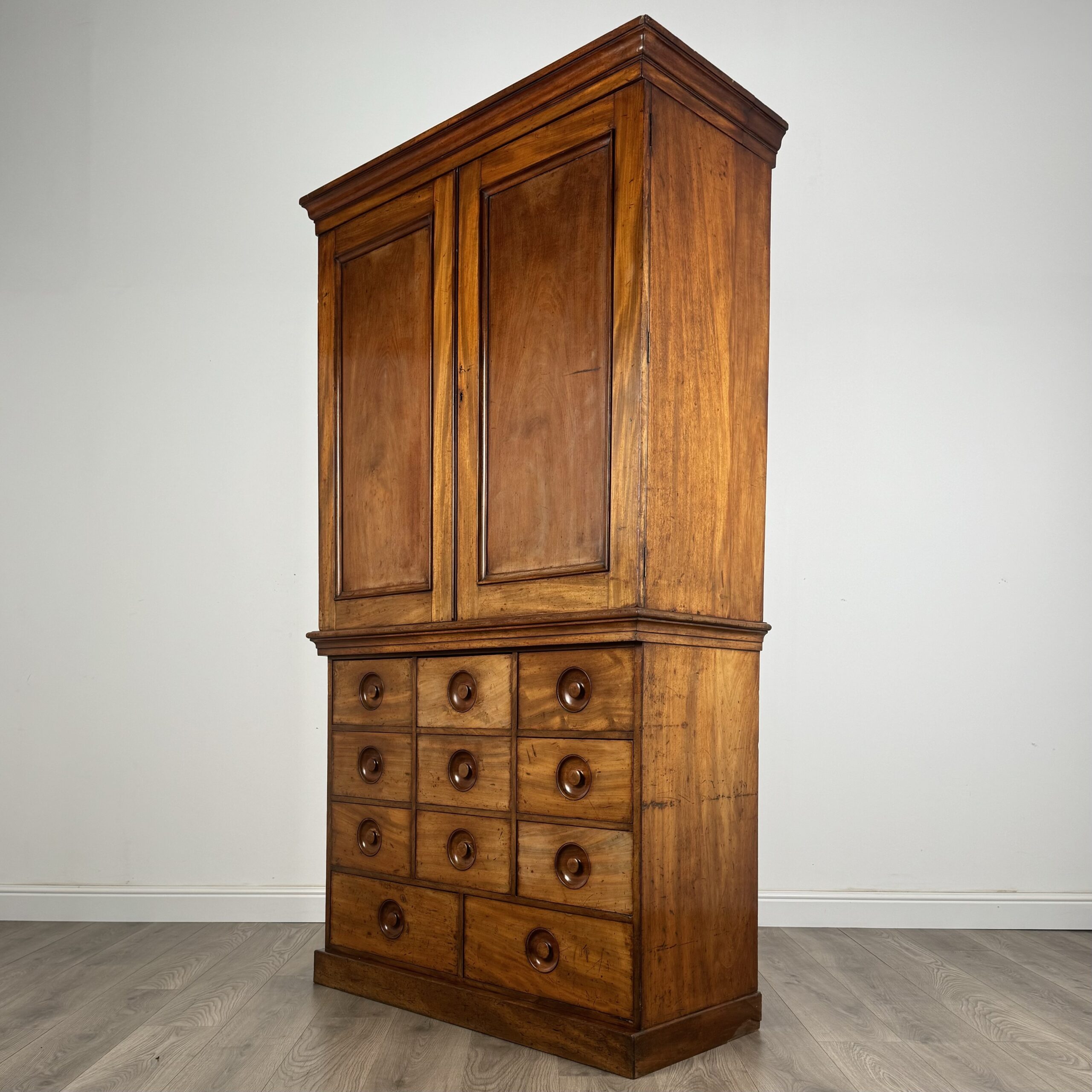 Antique 19th Century Fine Quality Cupboard In Mahogany