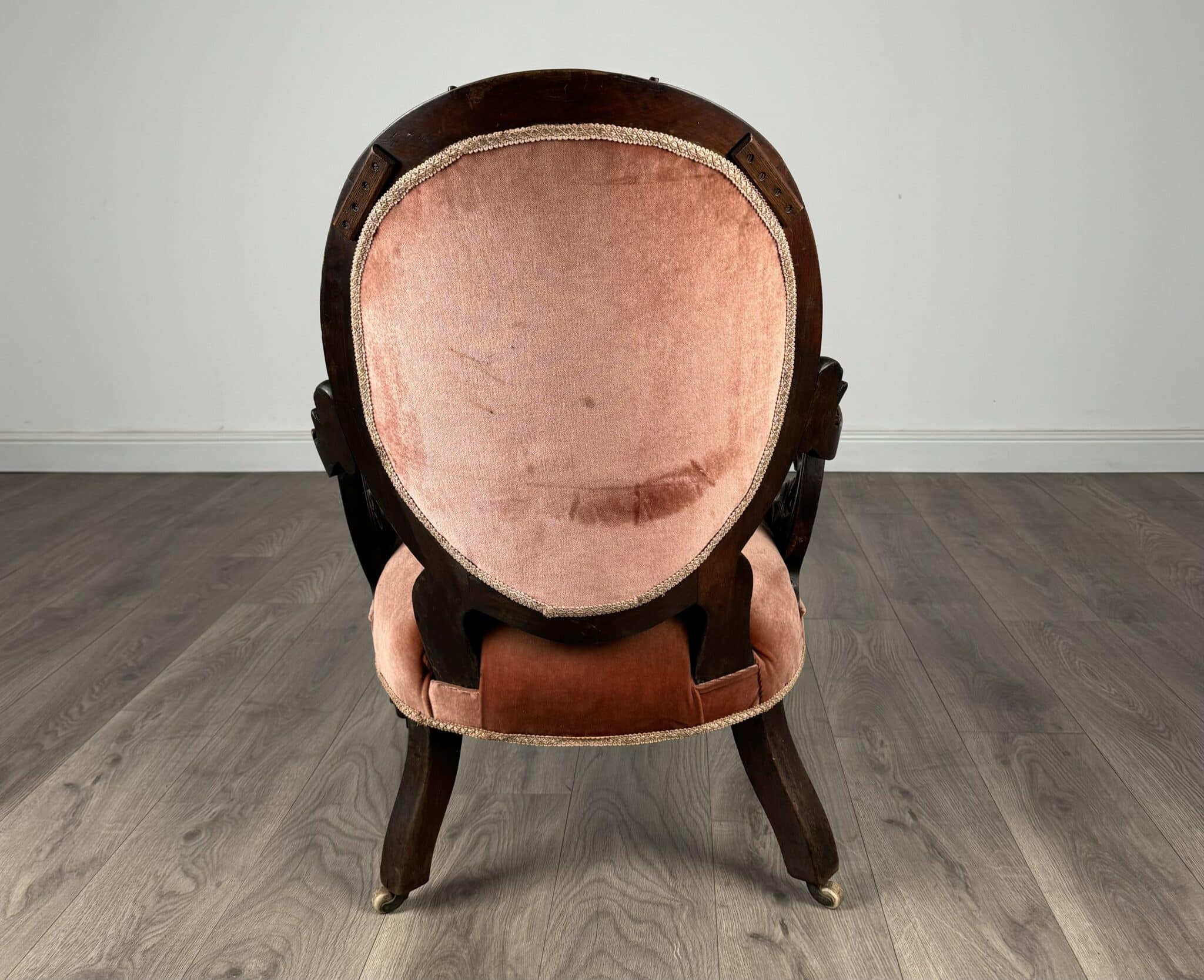 Antique 19th Century Armchair In Mahogany