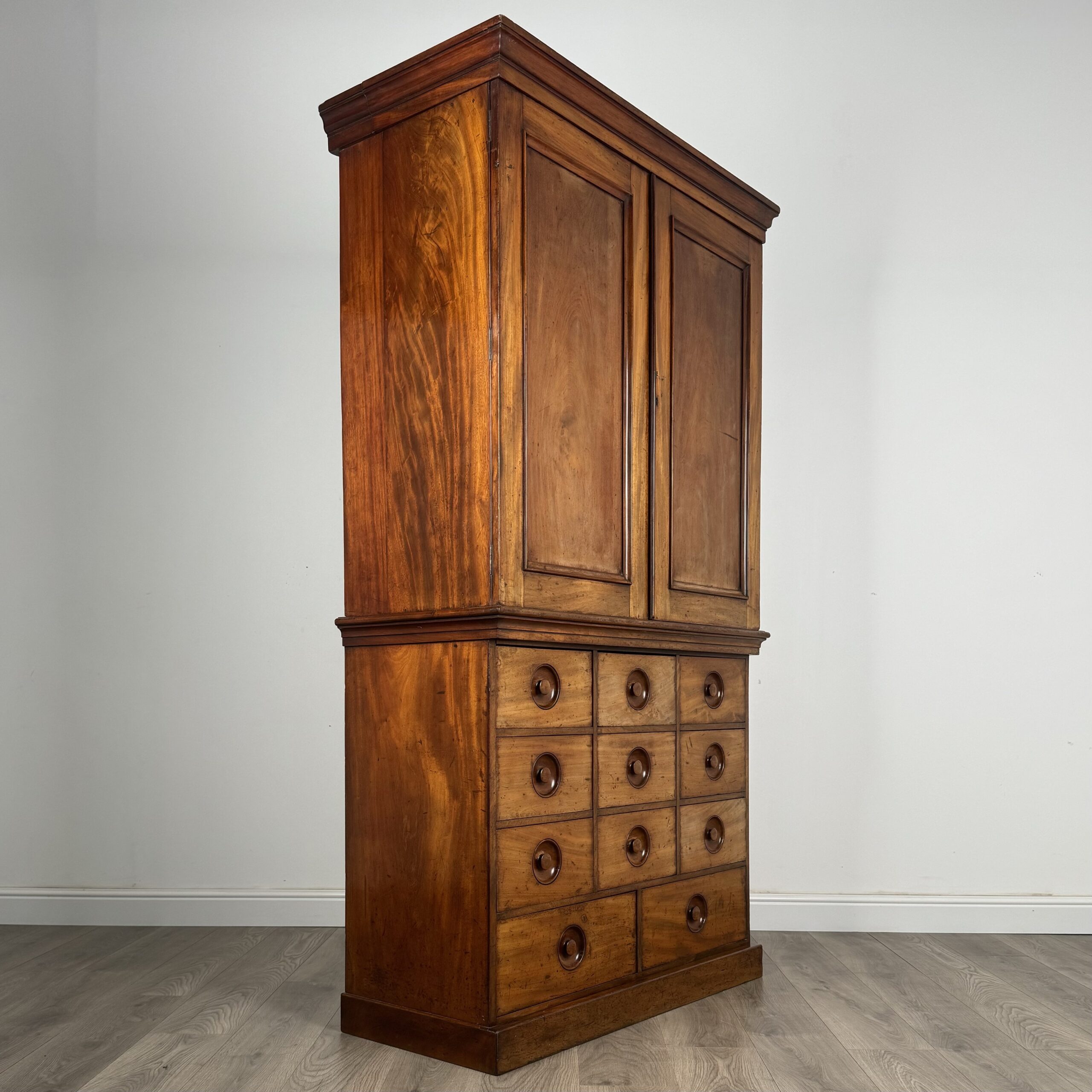 Antique 19th Century Fine Quality Cupboard In Mahogany