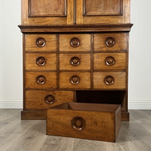 Antique 19th Century Fine Quality Cupboard In Mahogany