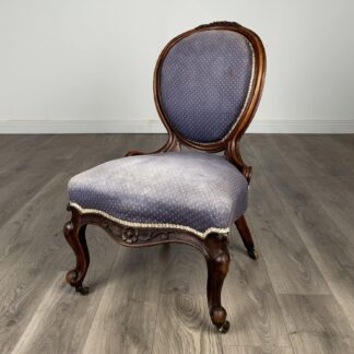 Antique 19th Century Nursing Chair / Armchair In Mahogany