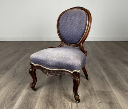 Antique 19th Century Nursing Chair / Armchair In Mahogany