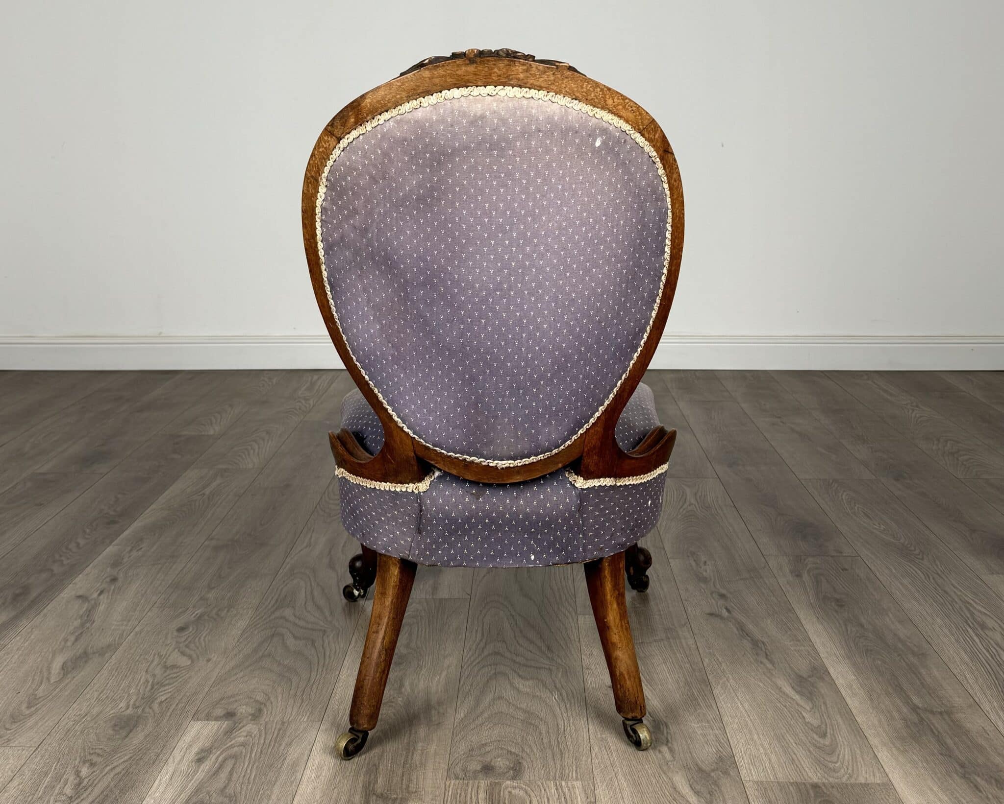 Antique 19th Century Nursing Chair / Armchair In Mahogany