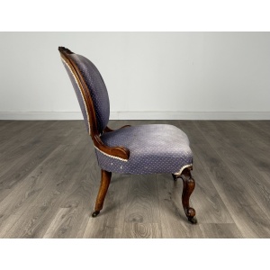 Antique 19th Century Nursing Chair / Armchair In Mahogany