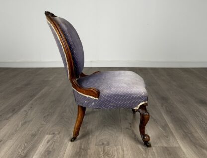 Antique 19th Century Nursing Chair / Armchair In Mahogany - Image 4