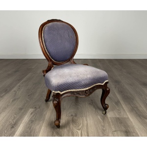 Antique 19th Century Nursing Chair / Armchair In Mahogany