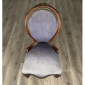 Antique 19th Century Nursing Chair / Armchair In Mahogany