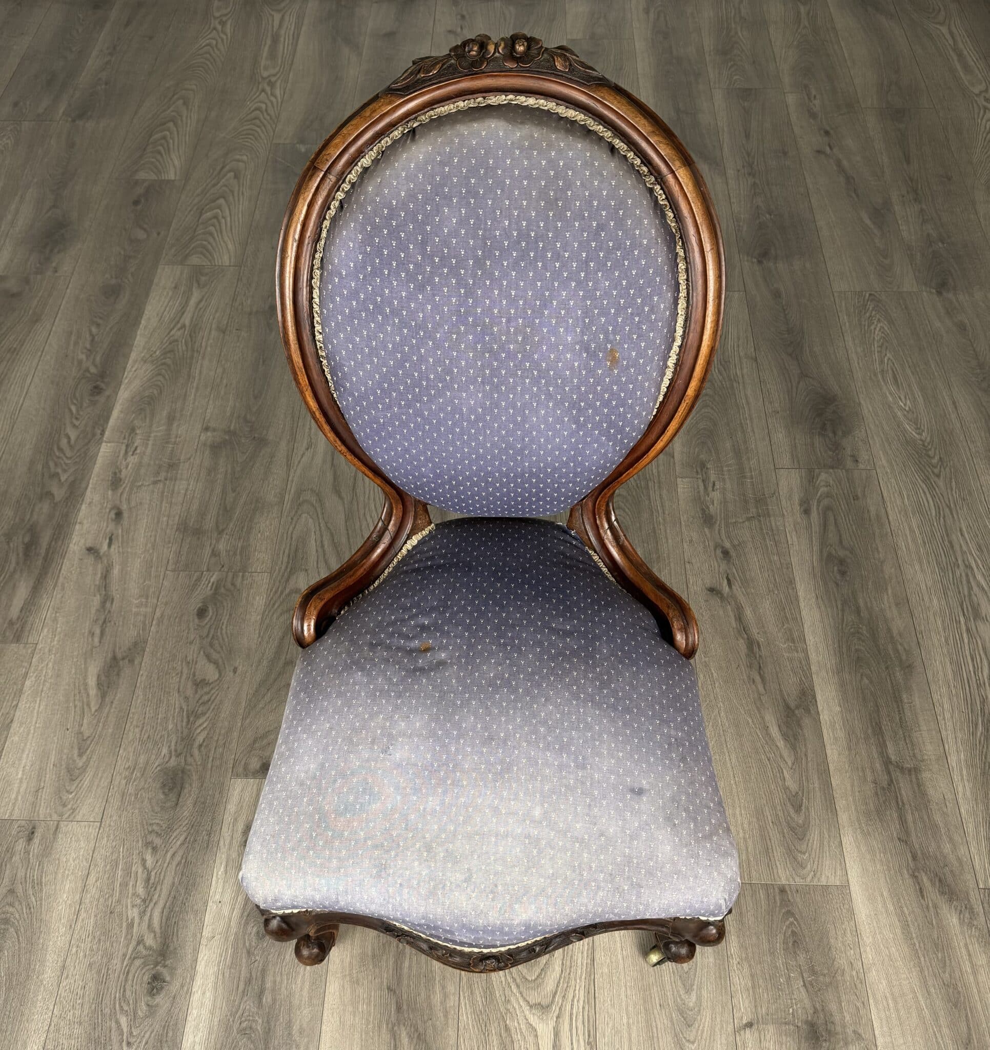 Antique 19th Century Nursing Chair / Armchair In Mahogany