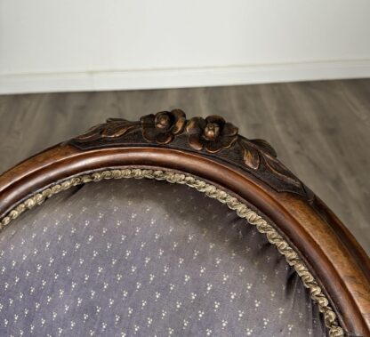 Antique 19th Century Nursing Chair / Armchair In Mahogany - Image 9