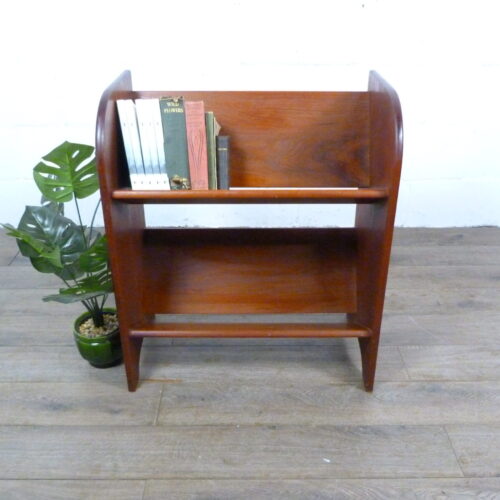 Danish Mid-Century Teak Magazine Rack Book Slope