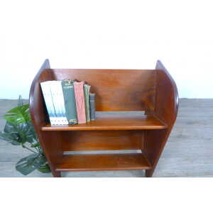 Danish Mid-Century Teak Magazine Rack Book Slope
