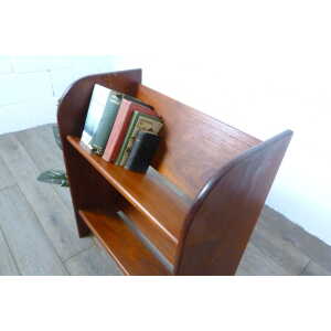 Danish Mid-Century Teak Magazine Rack Book Slope