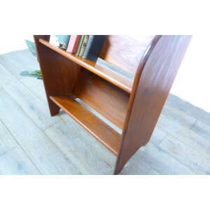Danish Mid-Century Teak Magazine Rack Book Slope