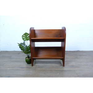 Danish Mid-Century Teak Magazine Rack Book Slope