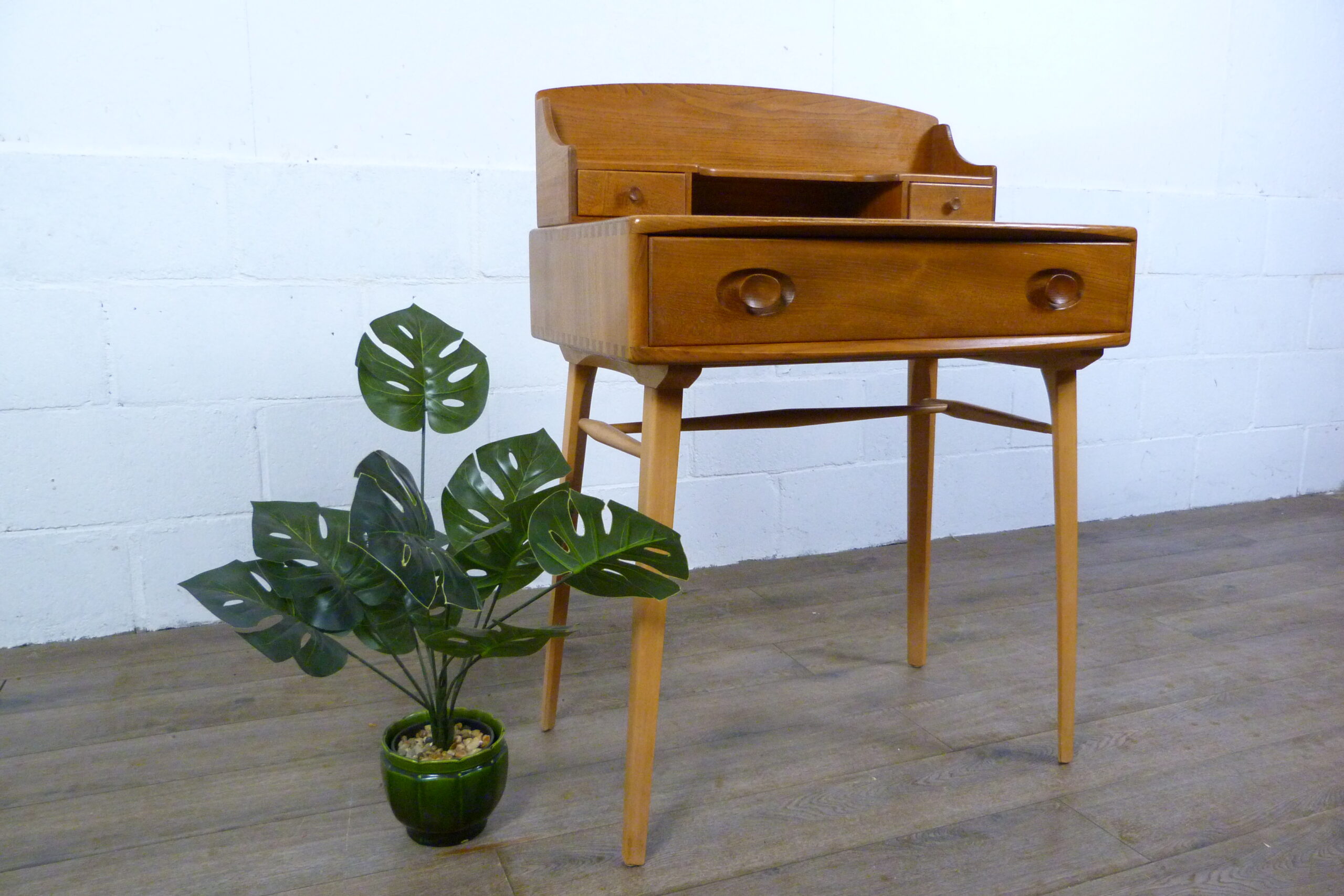 Ercol Windsor Elm Writing Desk