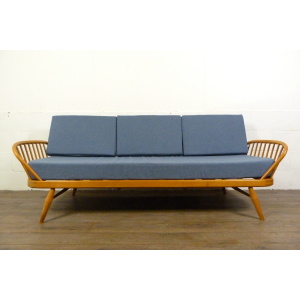 Ercol Studio Couch-Day Bed in Denim Fabric