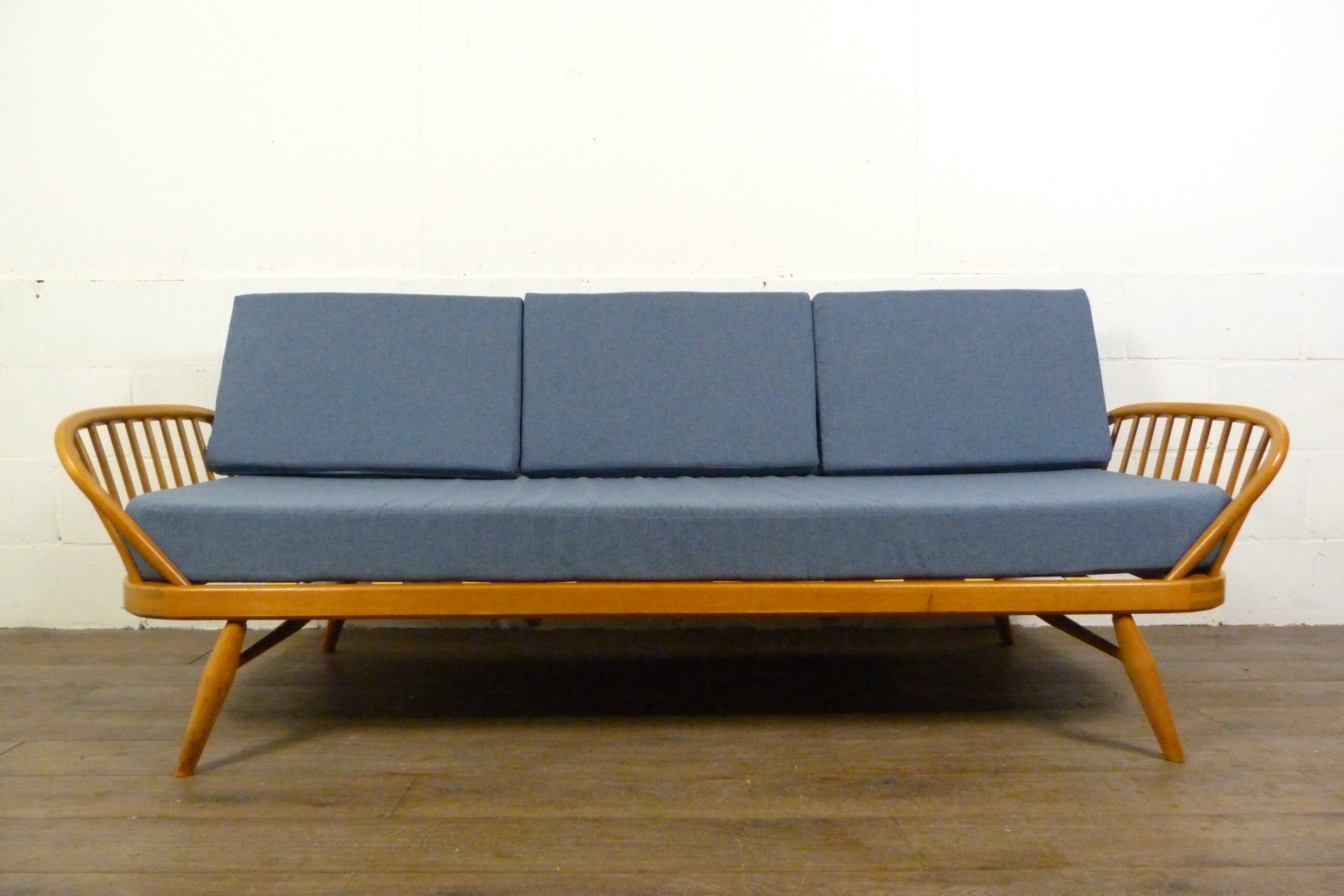 Ercol Studio Couch-Day Bed in Denim Fabric